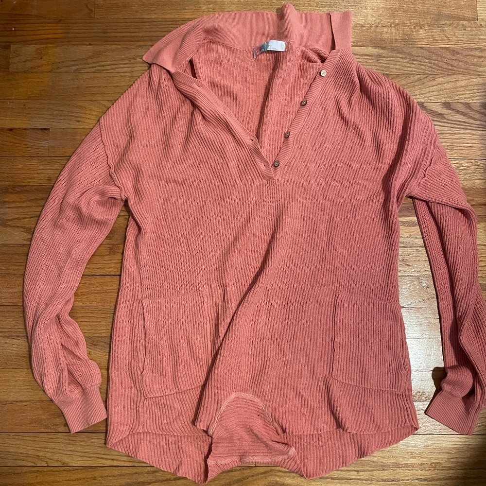 Free People Beach Picnic Sweater Romper